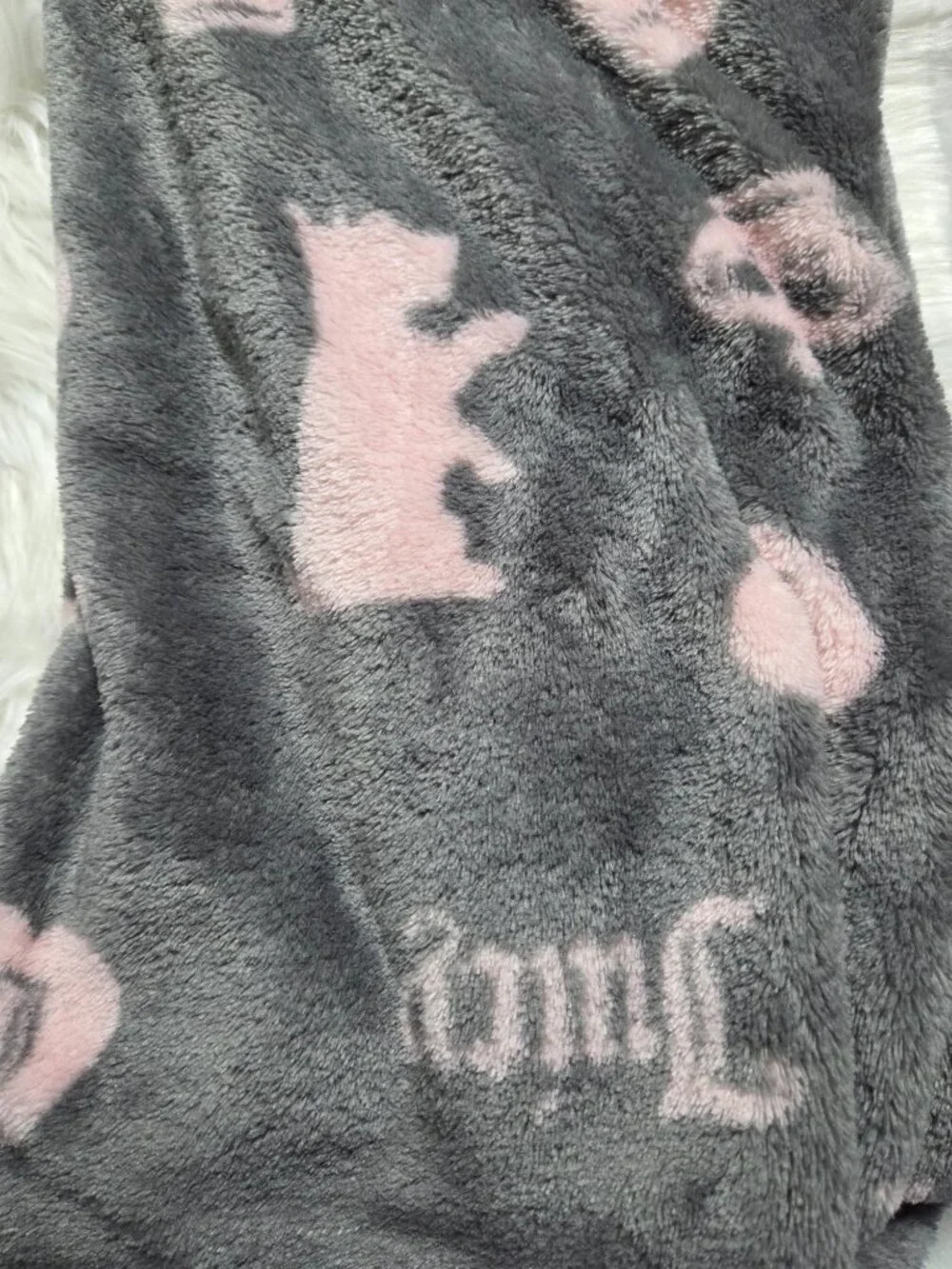 Juicy Couture Plush Pet Towel/Blanket